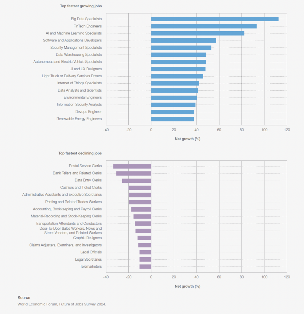Future of Jobs 2025 — I lavori in crescita e in declino future jobs 2025 world forum