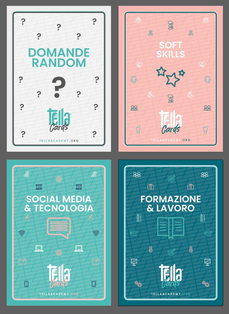Tella Cards: un nuovo strumento di active learning per stimolare dialogo, pensiero critico e partecipazione in classe tella super cards